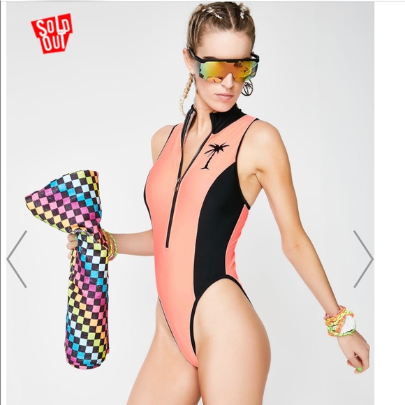 Dolls Kill Other - BAE WATCH ONE PIECE SWIMSUIT